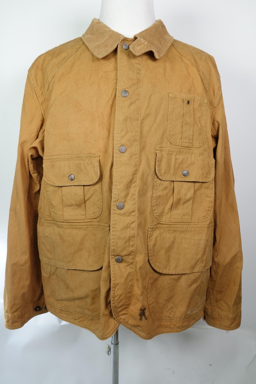 Polo Ralph Lauren Jacket Mens XL Brown Bleecker Canvas Hunting Field Workwear